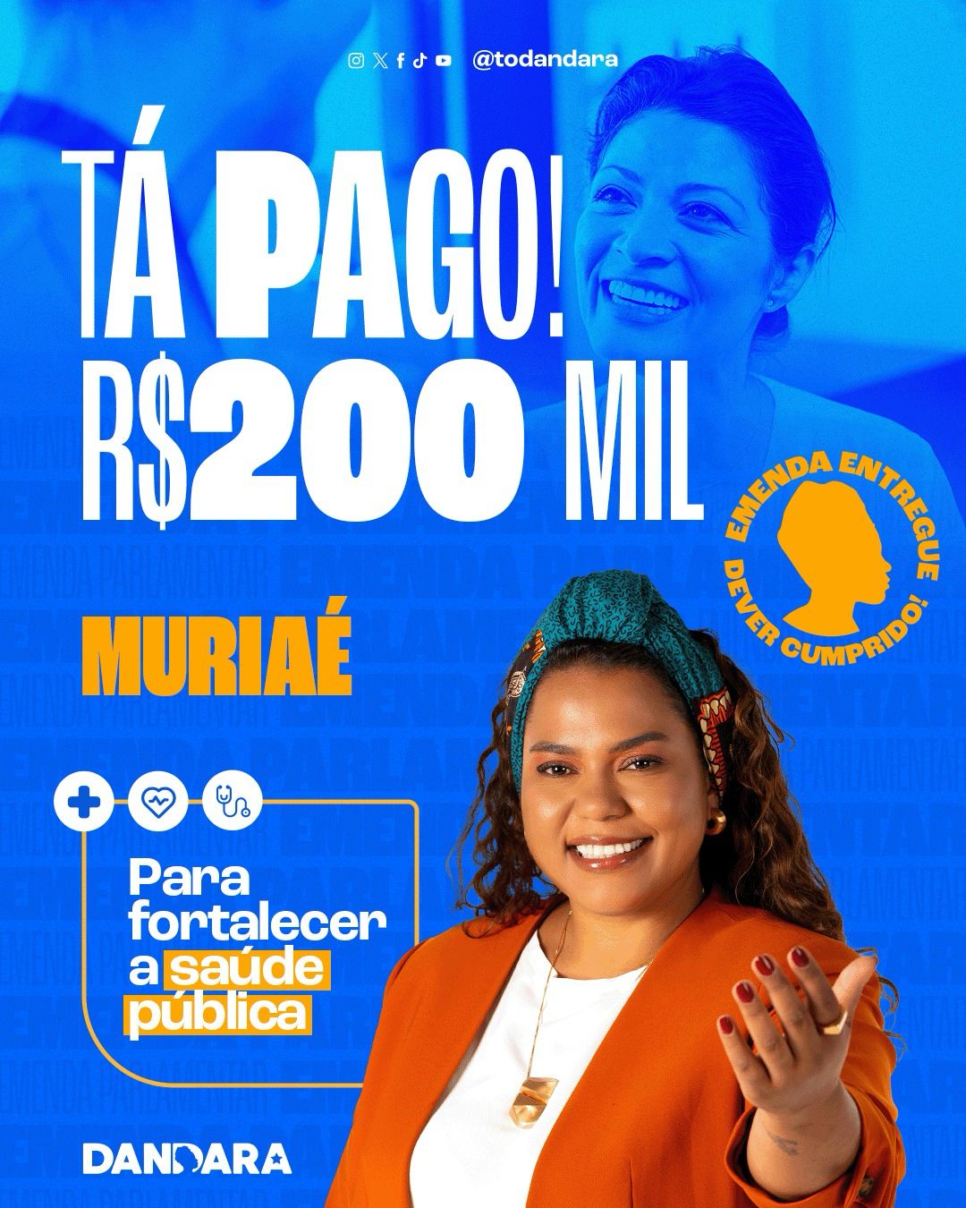 Emenda para Deputada Dandara
