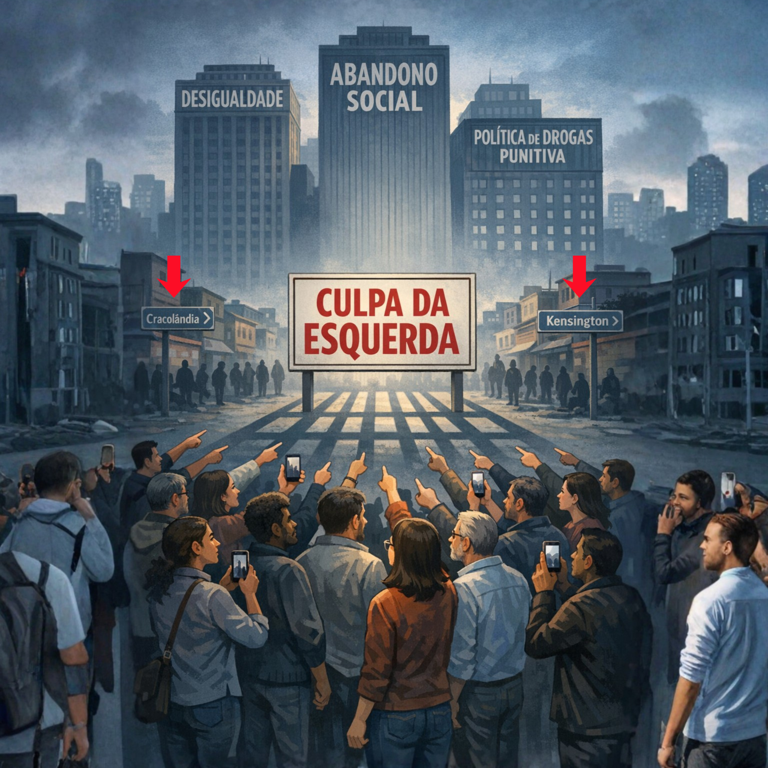 Cracolândia, Kensington e o conforto de culpar a esquerda